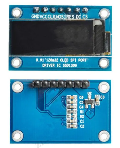 IPS экран 0 91 дюйма 15 контактов белый/синий/желтый COG OLED (плата/без платы) SSD1306