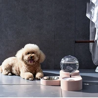 automatic dog bowl fountain cat water bowls pet food water feeder drinking eating pet bowls bubble kitten feeder dispenser bowls