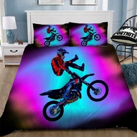 motorcycle bedding set for boys adults queen modern comforter cover motorbike 3d printed duvet cover multi size dropshipping