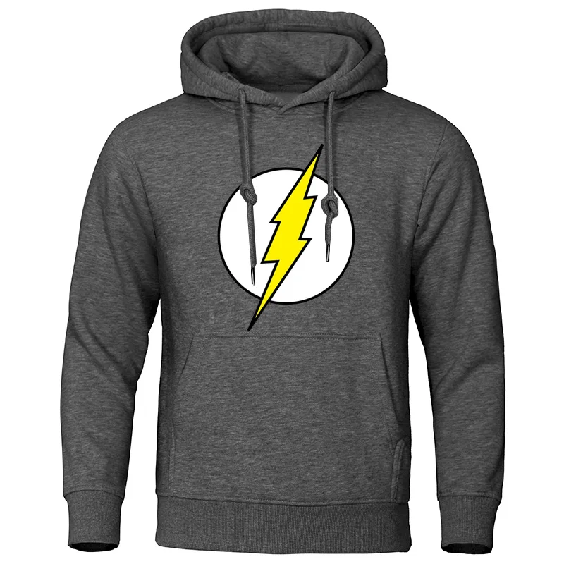 

The BIG BANG Theory Men's Hoodies lightning print Male Sweatshirts hot sale Casual Men Pullover Tracksuit Autumn Streetwear Tops