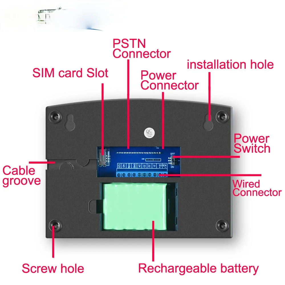 Wi Fi GSM домашняя охранная сигнализация Системы 433 МГц пожарный извещатель