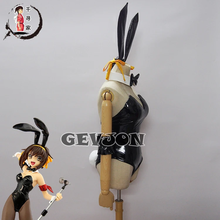 Женский костюм персонажа аниме сузумия Харухи no yuuutsu Bunny Girl сексуальный для