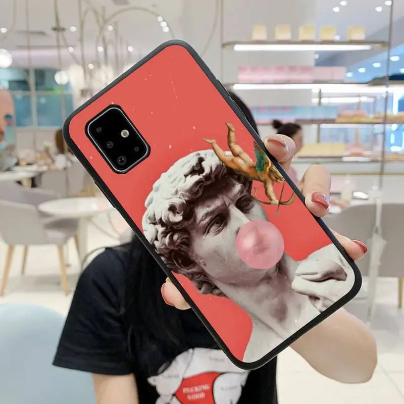 

David Michelangelo Roman Statue Phone Case For Samsung J2 J3 J4 J5 J6 J7 J8 Prime Pro Plus Fundas Cover