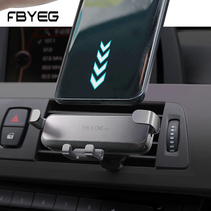 FBYEG Автомобильный держатель для телефона на вентиляционное отверстие автомобиля