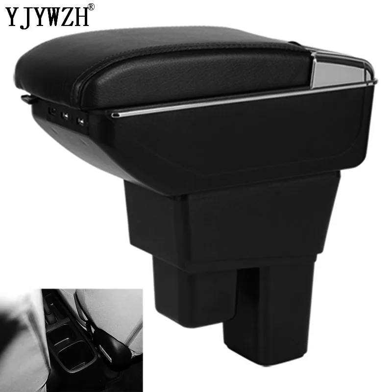 Подлокотник коробка для Honda Fit Jazz 2008-2013 центральная консоль хранения usb