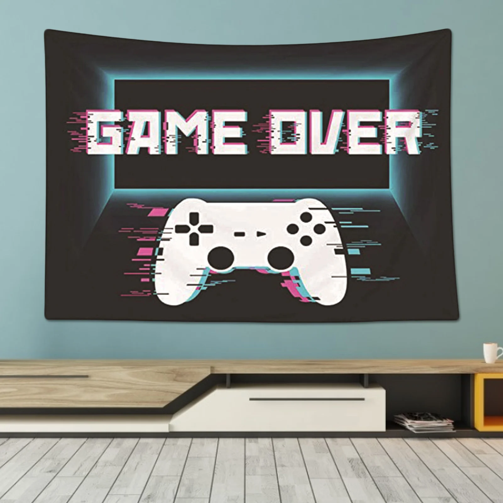 

Tapestry Game Console Handle Background Hanging Cloth Internet Bar Video Game Room Decoration GAME Tapestry Dropshipping