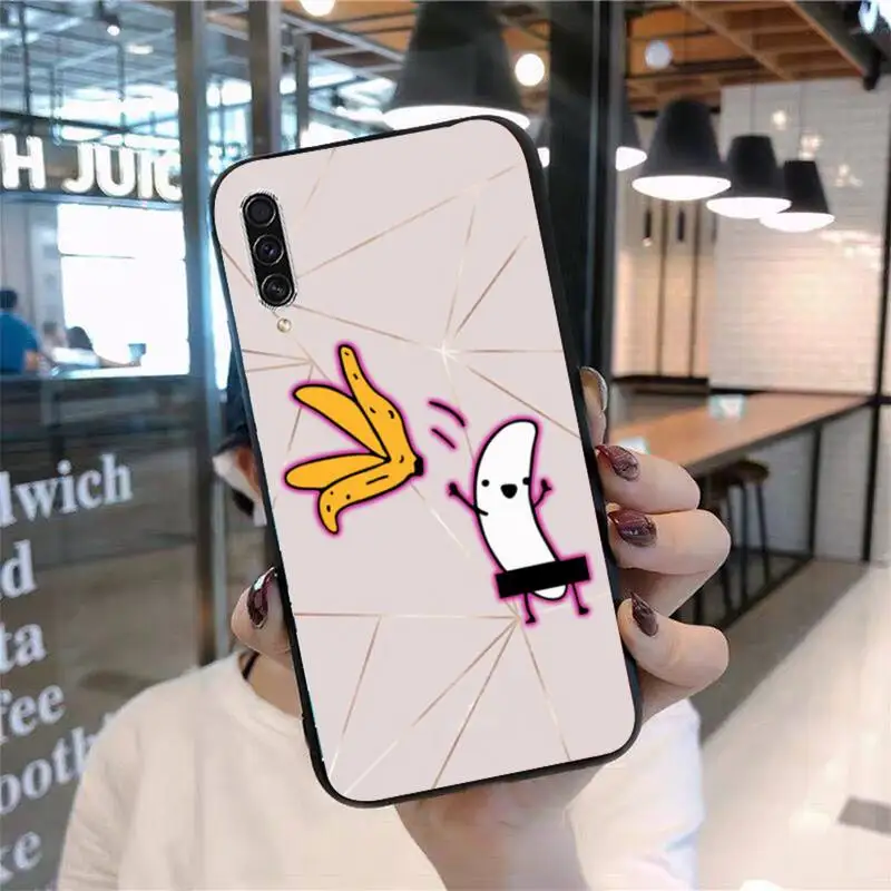 

Finger Funny Banana cartoon Phone Case for iphone 11 12 Samsung A S 51 71 10 21 70 30 20 S Pro max x 5G Soft silicone cover