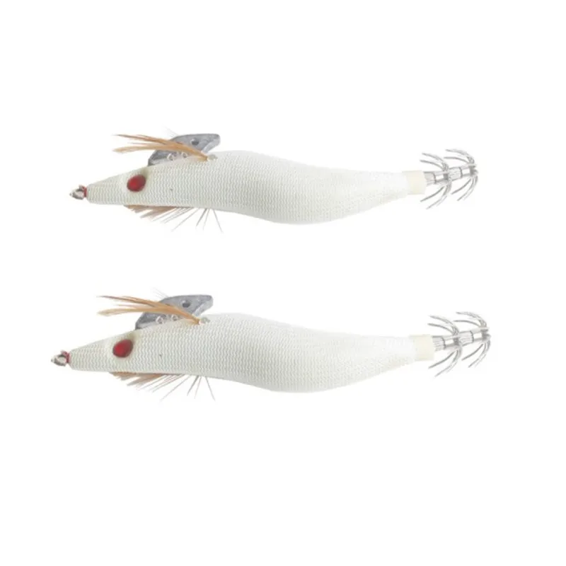 Светящаяся белая деревянная креветка двухслойные зонтик кальмары крюк