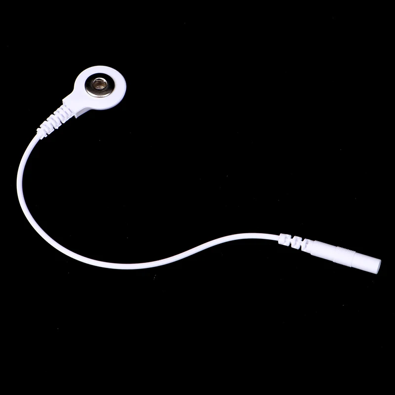 1PCS/Pack Lead Wire Adapters Tieline Short Cables Electrode Wires With Snap 3.5mm Plug Hole 2.0mm For Massager Machine Use - купить по