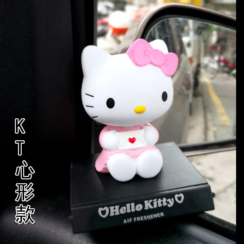 Мультяшные автомобильные аксессуары Kitty Shake Head Кукла украшение интерьера