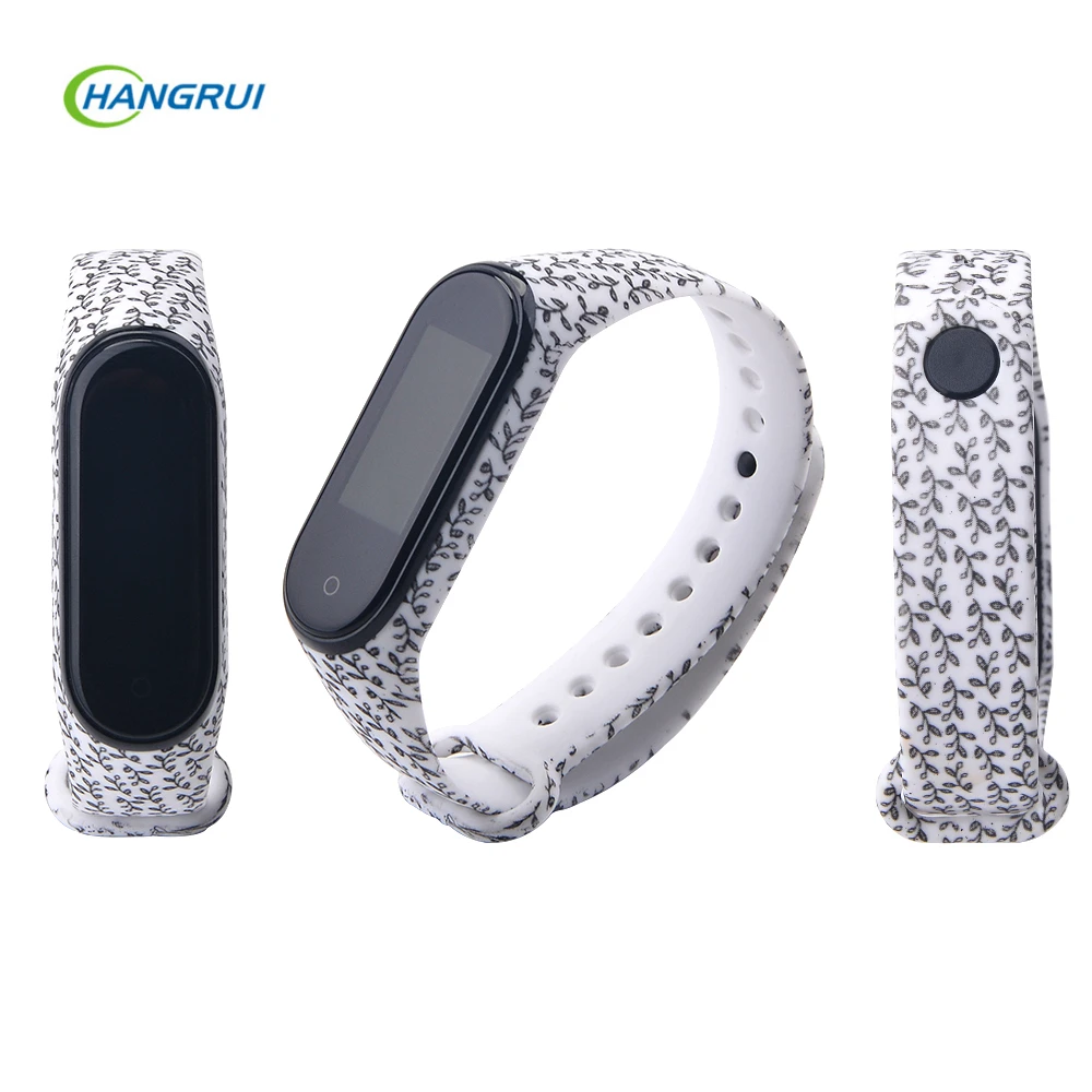 little sapling Для mi Band 3, 4, ремешок, ремешок для Xiaomi mi, ремешок 3, Сменные аксессуары, браслет для Xiao mi band 3, браслет - Цвет: little sapling