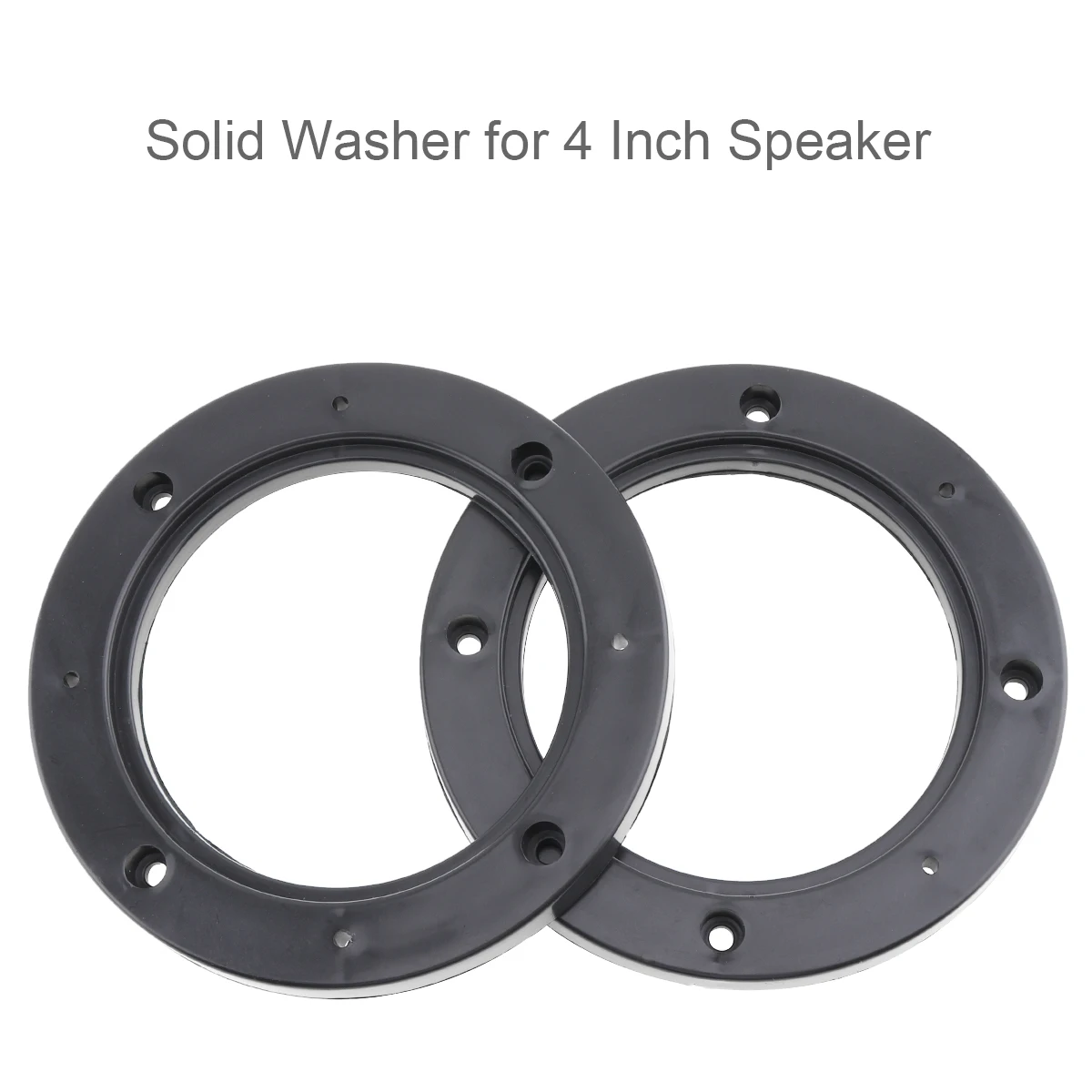 

2 Pcs Universal 4 Inch Car Speaker Gasket Waterproof Quake Proof Plastic Solid Washer Adapter Brackets Speaker Mounts Plates