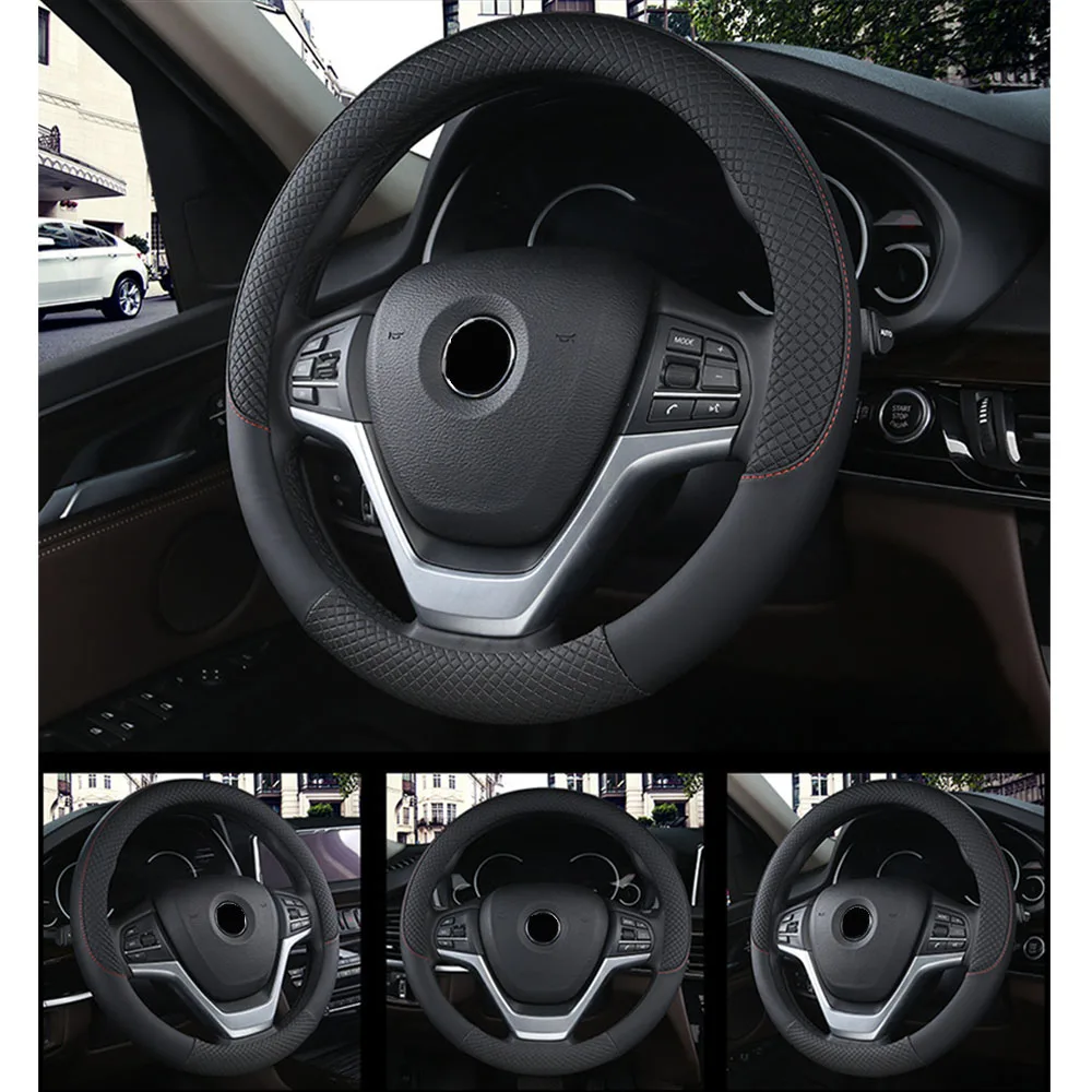 

Universal Car Steering Wheel Cover Anti-Slip Automobile Steering-wheel Covers Car Interior Protective cover for car interior