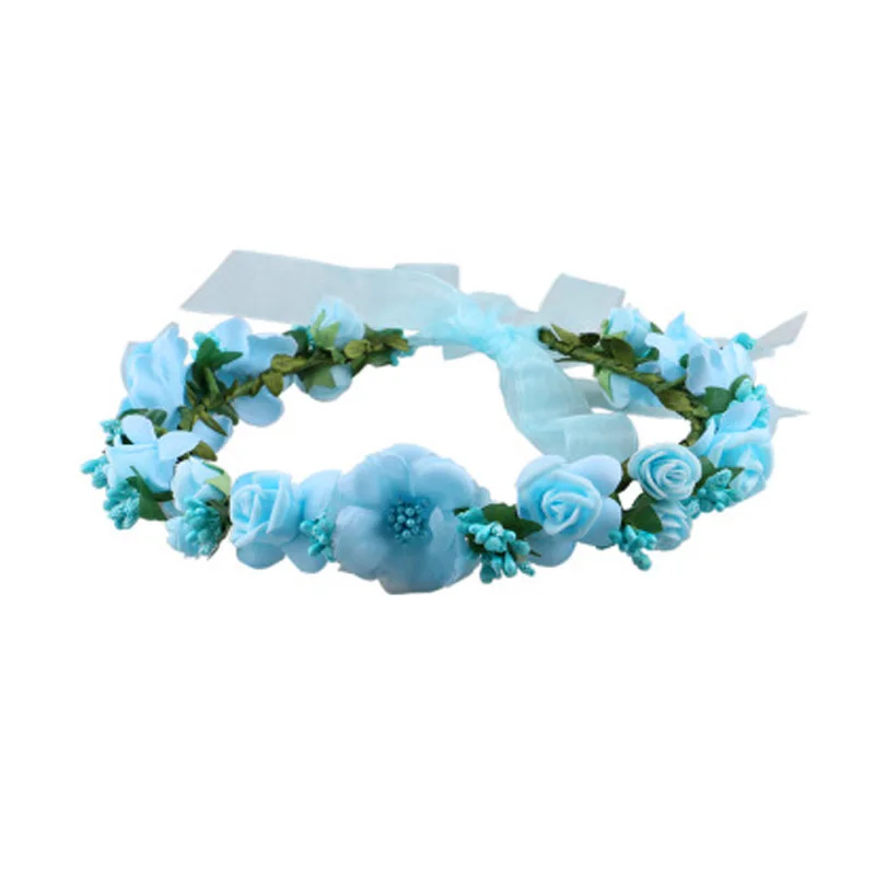 Sweet Ladies Headwear Women Floral Flowers Wedding Hair Accessories Bands Lady Girls Headbands Bridal Headdress |