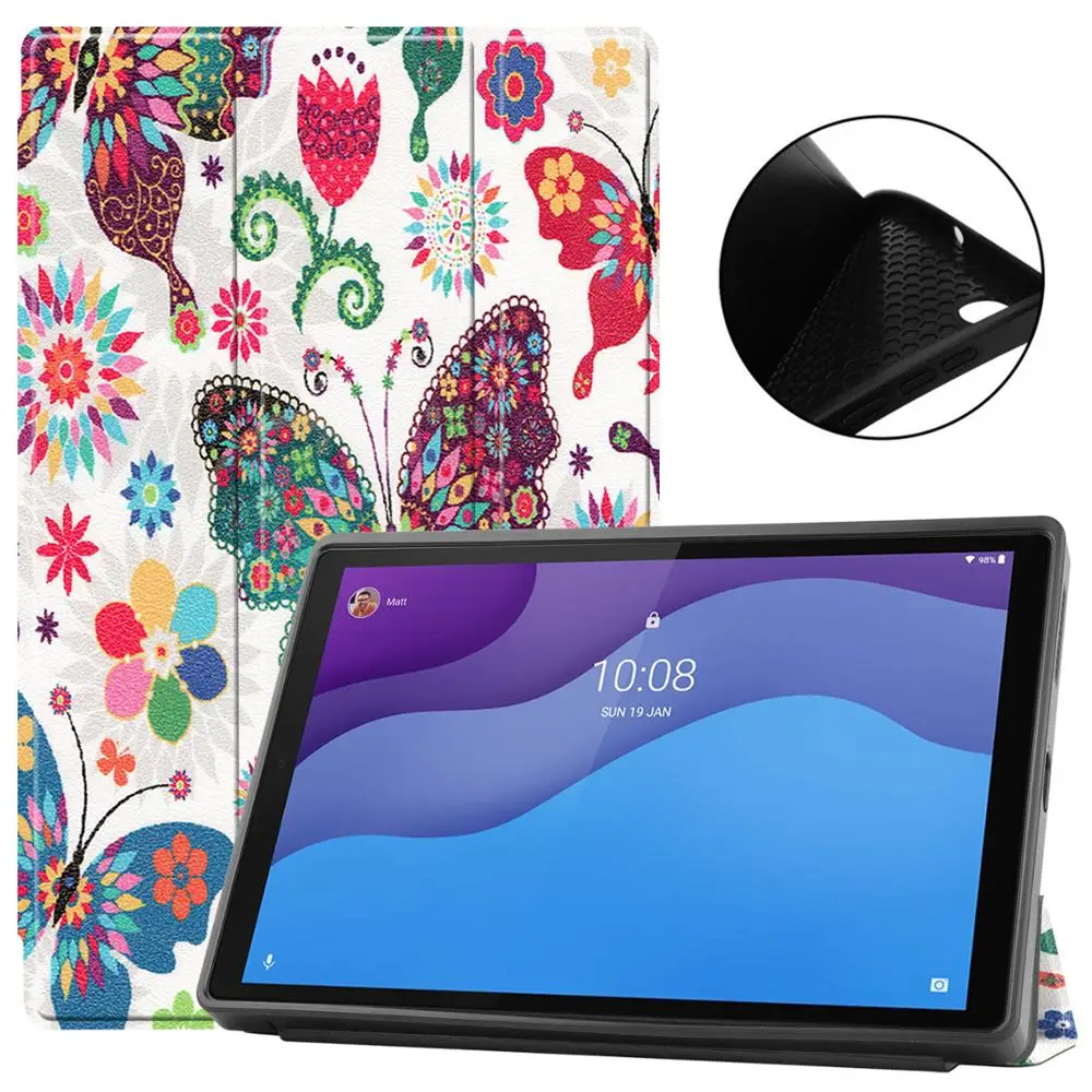 GLIGLE чехол с принтом для Lenovo Tab M10 HD 2nd Generation TB X306X 10 1 дюймов мягкий из ТПУ|Чехлы