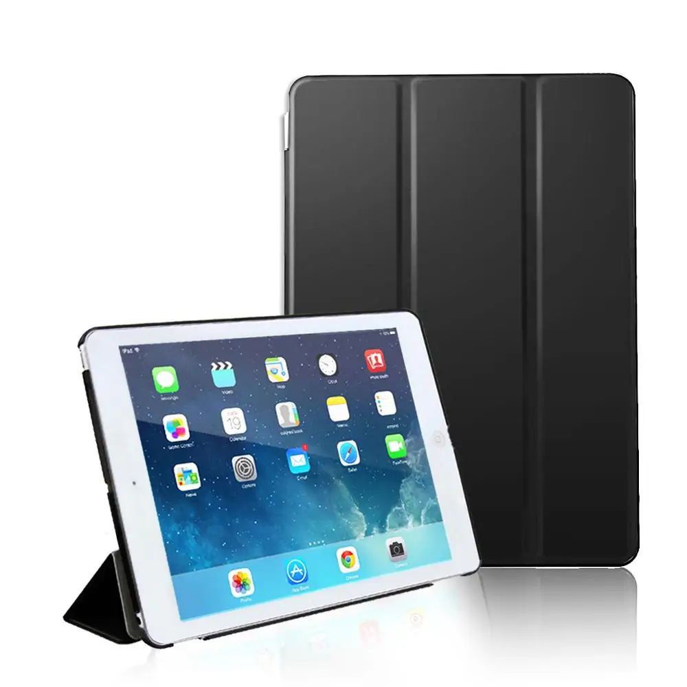 Black Ультратонкий смарт-чехол для iPad 2/3/4 9," A1395 A1396 A1397 A1416 A1430 A1403 A1458 A1459 A1460 на магните с подставкой Чехол - Цвет: Black