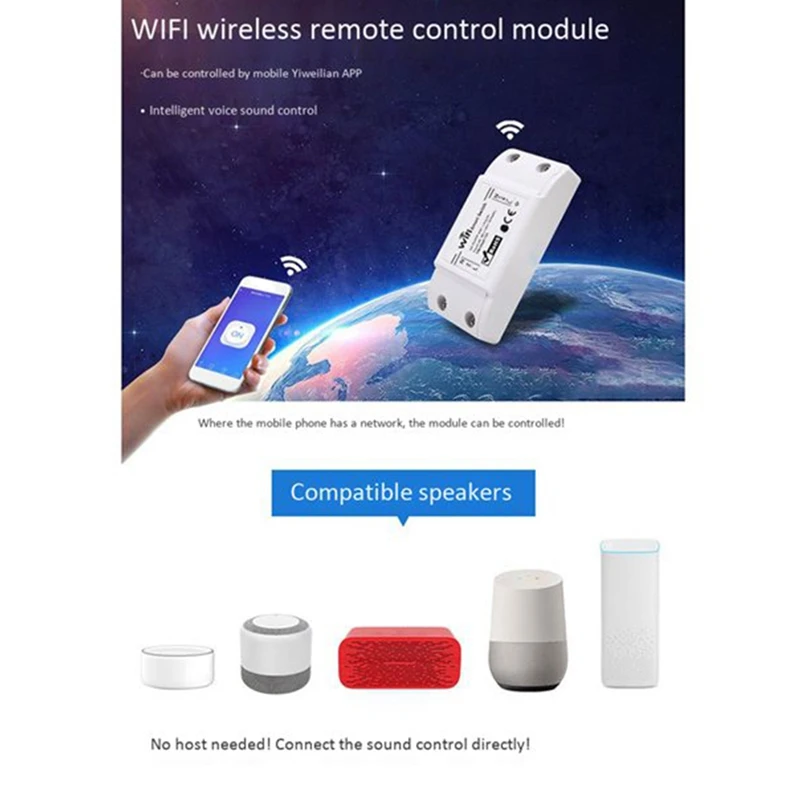 3 шт./упаковка смарт-переключатель с Wi-Fi | Строительство и ремонт