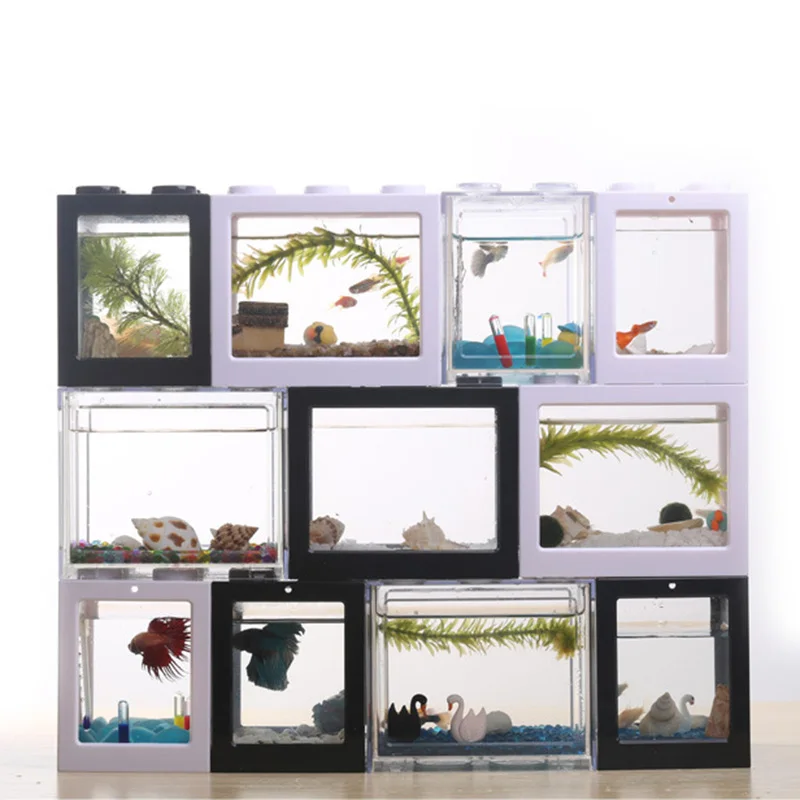 Креативный Штабелируемый строительный аквариумный микро USB со светодиодный Ной