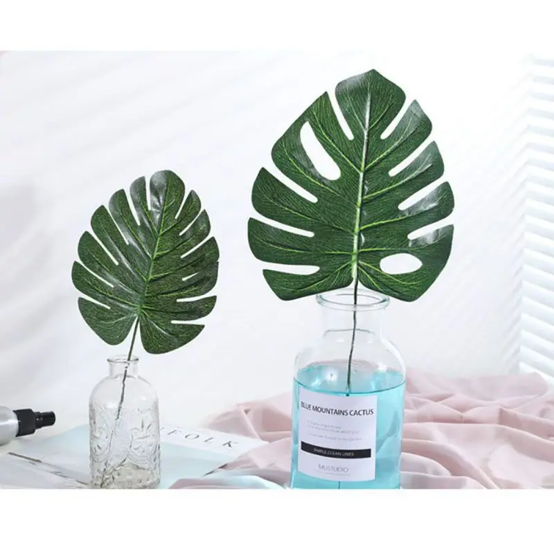 5 шт. искусственных листьев листья тропической пальмы искусственные для