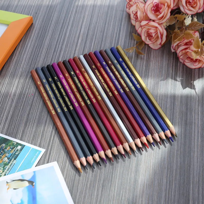 50 акварельных карандашей для школьников акварельные карандаши рисования