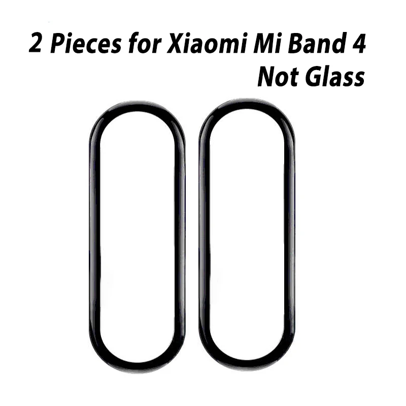 2pcs Full Film 5 шт. 10 шт. Защитная мягкая ТПУ Гидрогелевая пленка для Xiaomi mi Band 4 3 Pro mi Band 4 браслет защитная пленка HD Explosion - Color: 2pcs Full Film