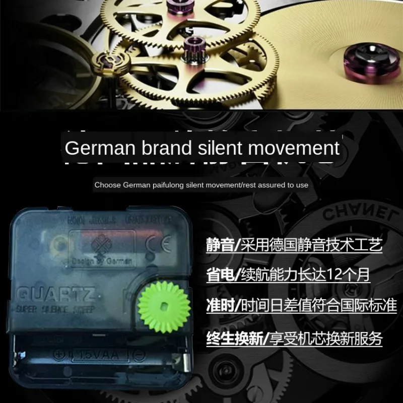 Big Wall Clock Living Room Creative Silent Led Electronic Clocks Calendar Watches Home Decor Kitchen | Дом и сад