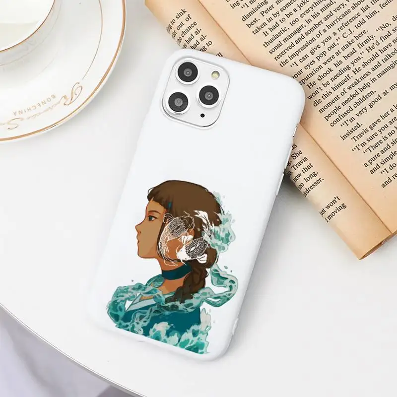 

Japan anime Avatar The Last Airbender Phone Case Candy Color for iPhone 6 7 8 11 12 s mini pro X XS XR MAX Plus