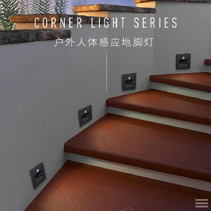 Светодиодный светильник для лестницы с пассивным инфракрасным датчиком