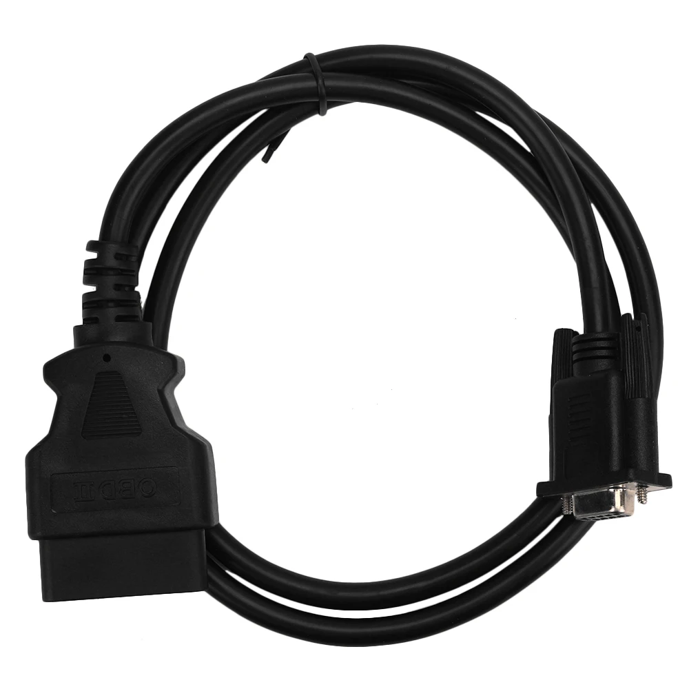 16 контактный адаптер OBD2 для 9 контактного последовательного порта DB9 RS232 OBD 2