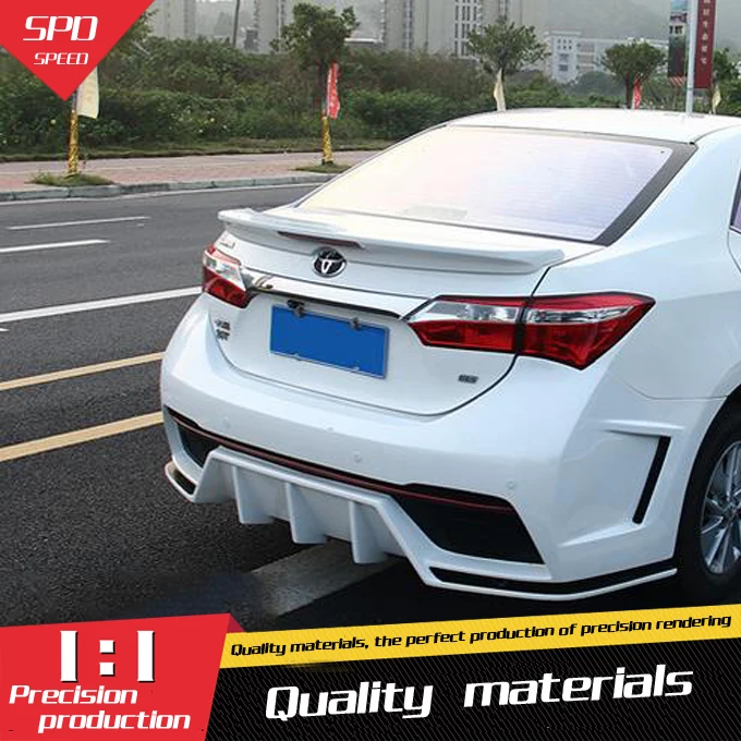 Спойлер для Corolla со светодиодный Ной моделью из АБС-пластика спойлер заднего
