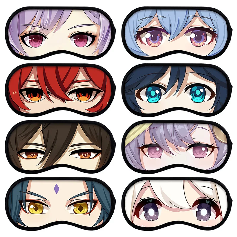 

Genshin Impact Eye Patch Anime Sleep Blindfold Diluc Ragnvindr Casual Eyes Mask Paimon Eyepatch Breathable Cute Cartoon Kinsen