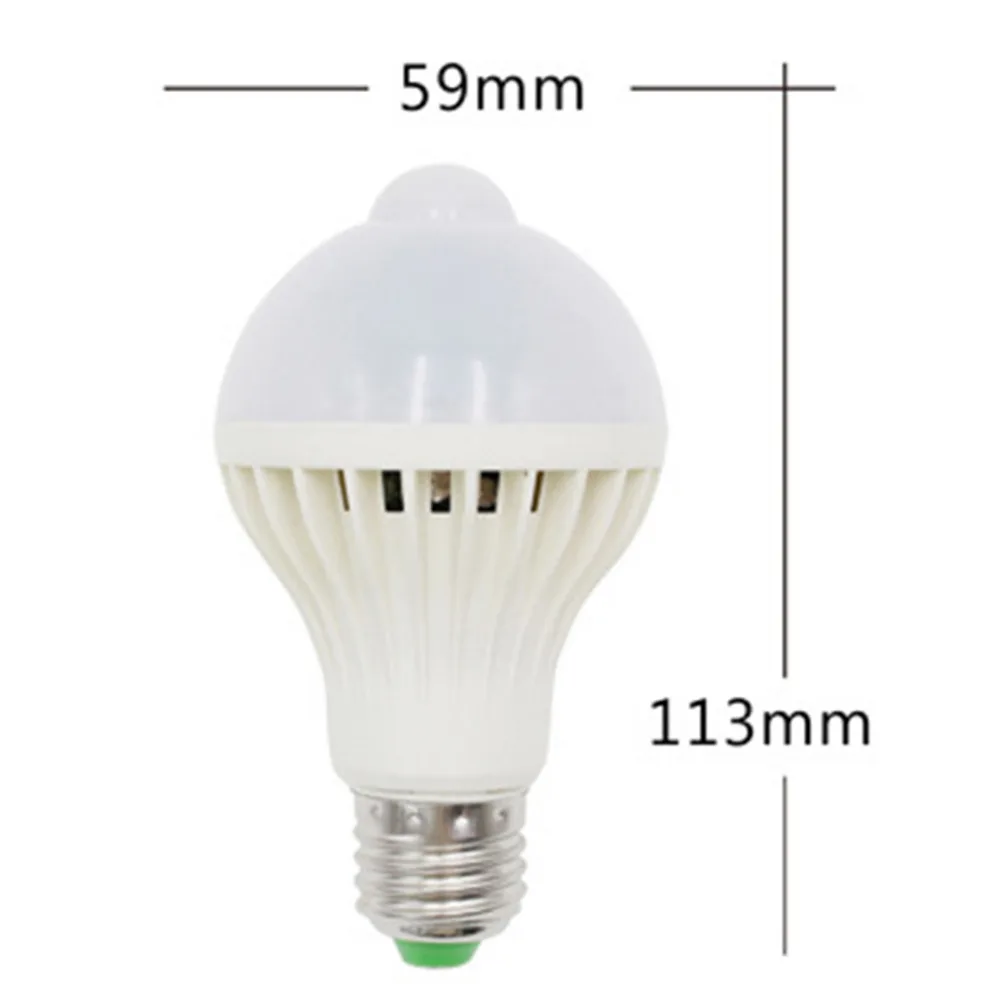 E27/B22 LED PIR Motion Sensor Lamp 5W/7W/9W Super Brightness Infrared Human Body Induction Bulb 2017 Top Sale | Освещение