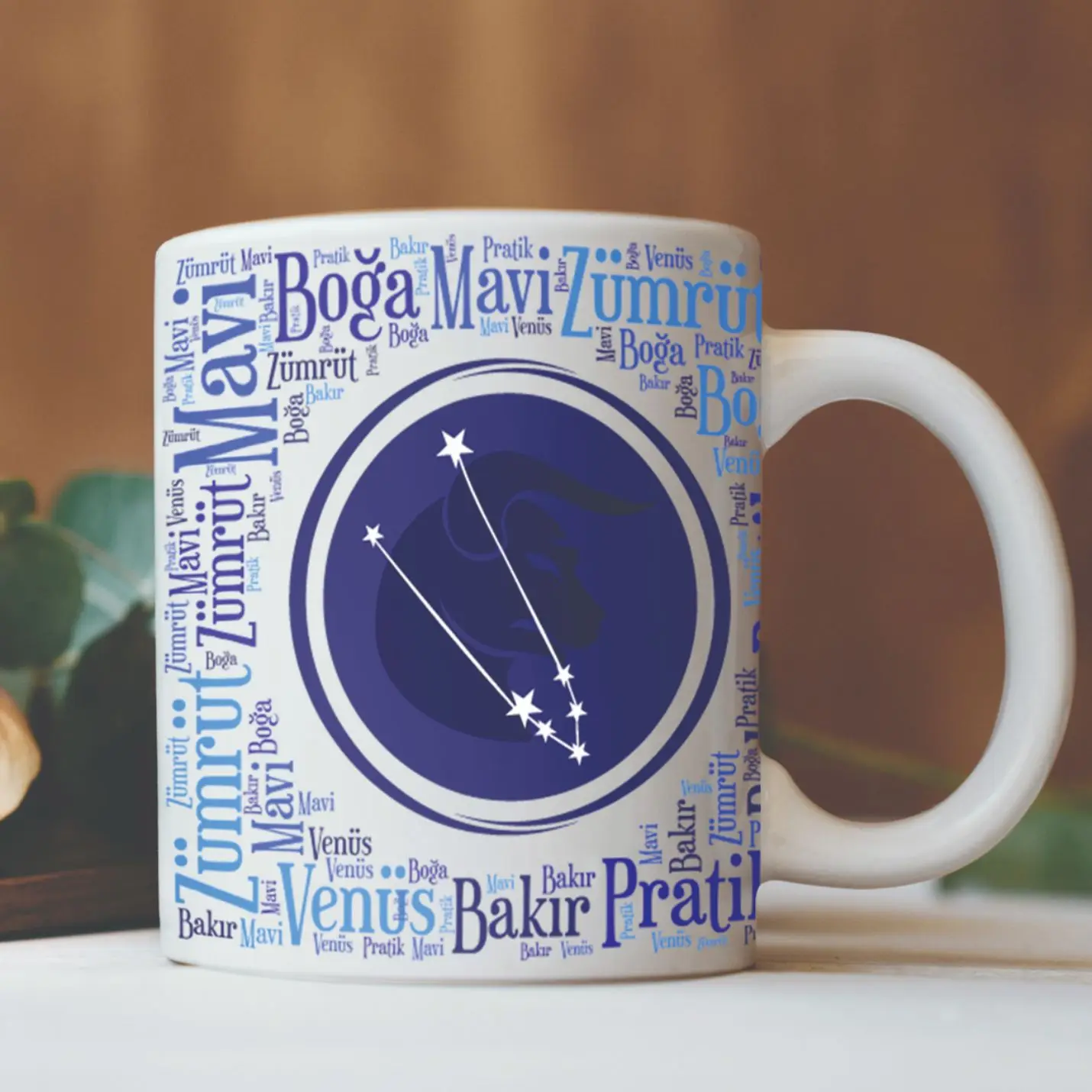 

Bull Signs of the Special Design White Mug Cup