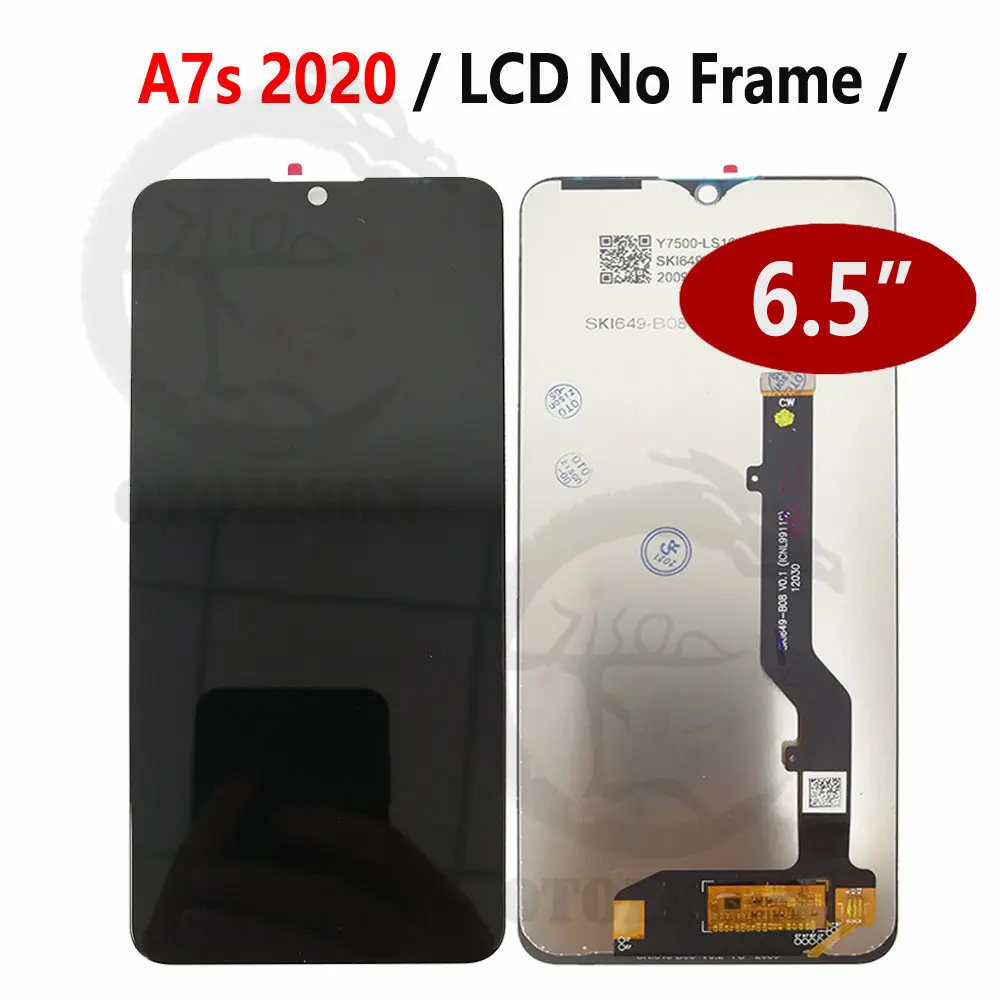 Для ZTE Blade A7 2020 ЖК-дисплей A7s 2019 2019RU с рамкой Vita A0722 Замена сенсорного экрана в сборе