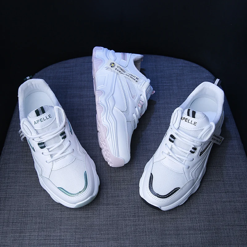 

Breathable mesh face daddy shoes 2021 summer new ins student sports shoes women's street shoes Korean version