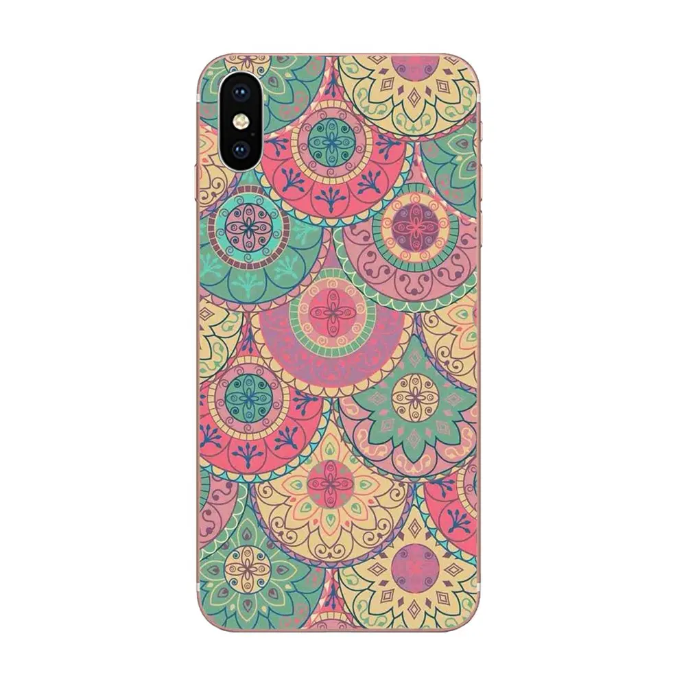 Чехол из мягкого ТПУ с рисунком сезон весна Мандала Цвет комбинаций для Galaxy J1 J2 J3