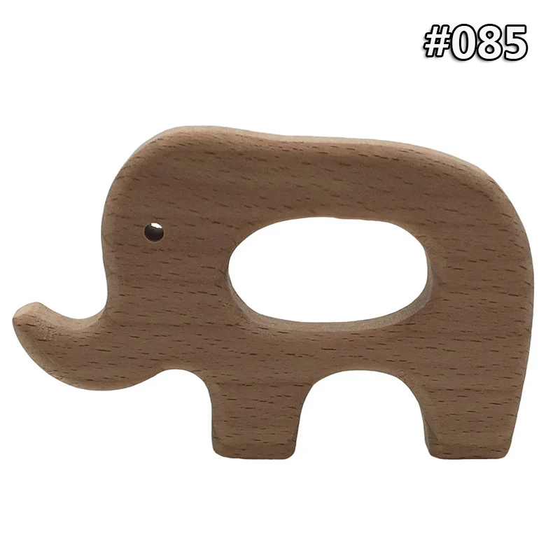 Wood Teether -085 Детское дерево Прорезыватель еды деревянное ожерелье Черепаха коала Кит Форма черепаха безопасные игрушки Сертификация новорожденный деревянный Прорезыватель - Цвет: Wood Teether -085