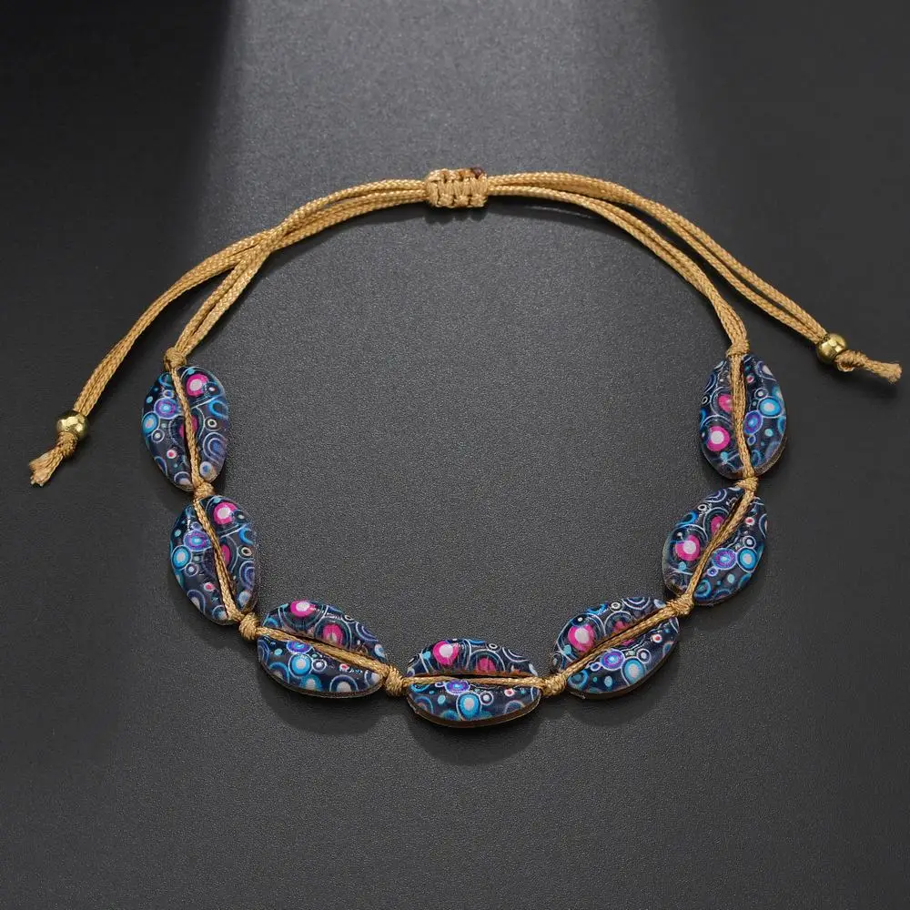 Новые богемные цветные красочные струйные браслеты для женщин панк 5 цветов