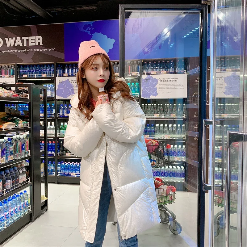 Новинка 2019 зимние женские пуховики высокого качества из хлопка пальто модные