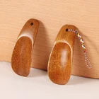 1 шт. натуральная деревянная подъемная Обувь Аксессуары для обуви рожок из массива дерева портативная ручная обувь с длинной ручкой