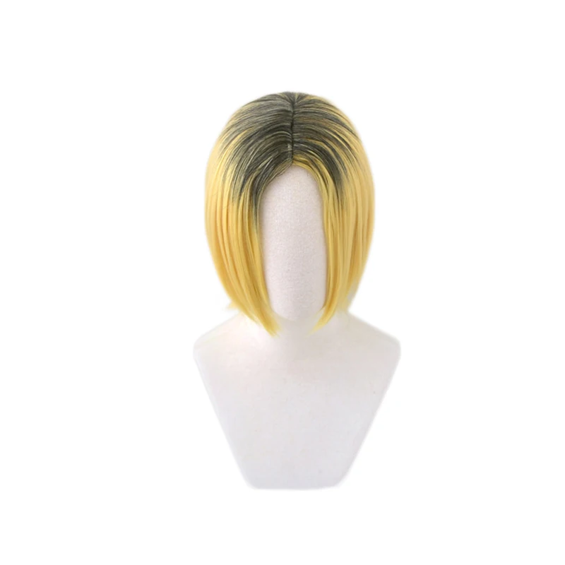 

Anime Haikyuu!! Nekoma Kenma Kozume Short Wig Cosplay Costume Heat Resistant Synthetic Hair Haikiyu Men Wigs