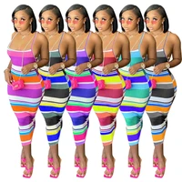 adogirl women color stripes bodycon dress fashion summer backless sleeveless elegant party outfits emale casual clothing