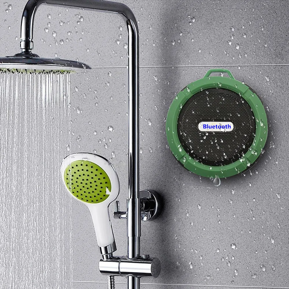 Динамик для душа C6 портативный водонепроницаемый беспроводной Bluetooth