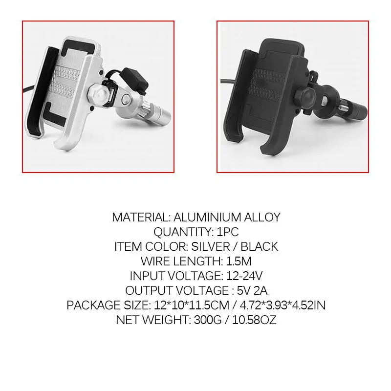 Модифицированный держатель для телефона из алюминиевого сплава с поворотом на 360