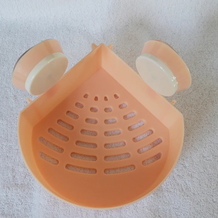 

Factory hot sale wall corner plastic bathroom storage organizer shelf