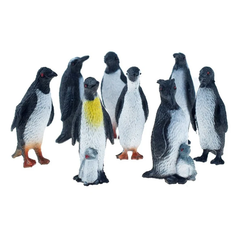 

8 шт./компл. имитация пингвина, несколько моделей животных, фигурки, коллекционные игрушки, Новое поступление