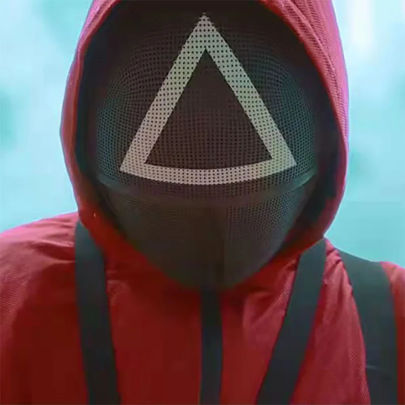 

Game mask Korean movie Boss masked mask cos red guard props.