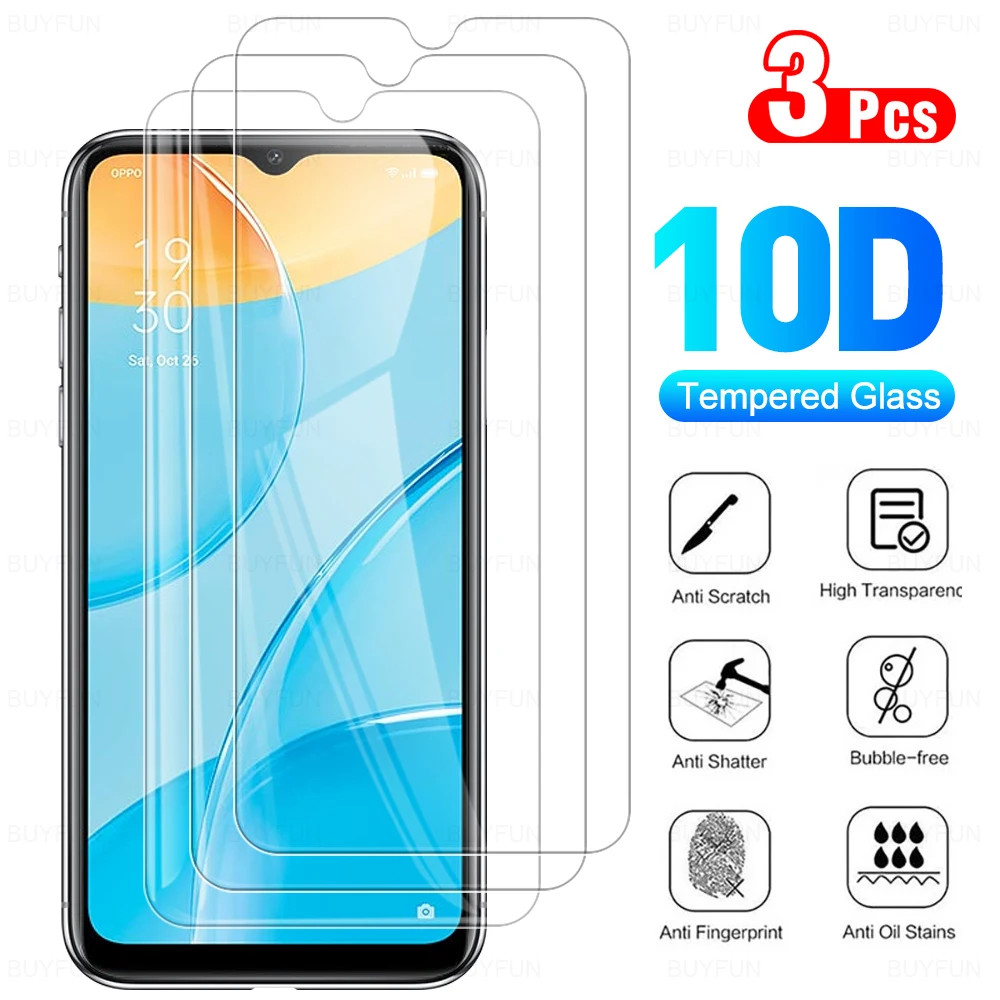 

Закаленное стекло opo A15, 3 шт., стекло es HD, защита от царапин, защитная пленка для телефона Oppo A15, A 15, 15A, 6,52 дюйма, защитные стекла для экрана