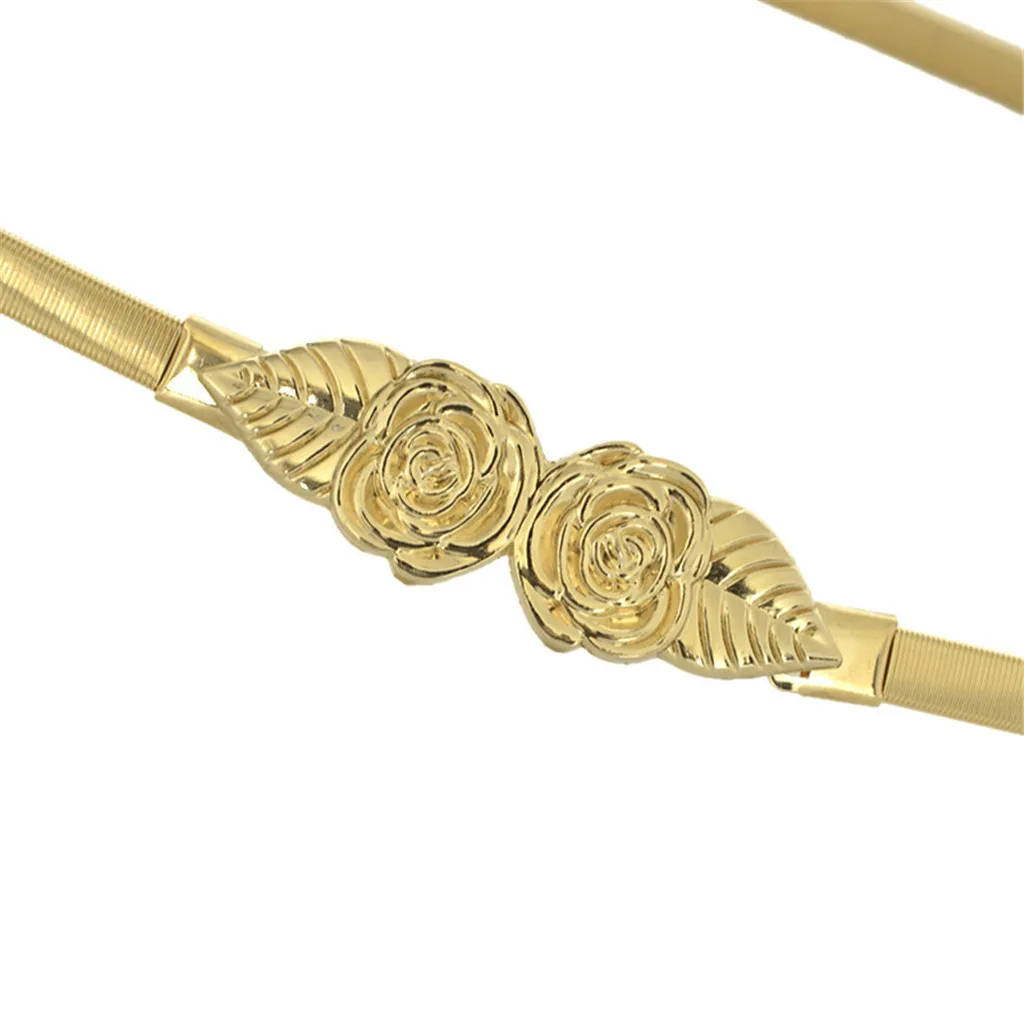 2019 модный однотонный Металлический Блестящий Пояс женский ремень для вечернего