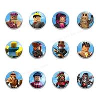 12pcsset roblox brooch pins badge xbox game hat backpack symbol icons jewelry accessories cartoon anime child gifts decoration